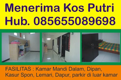 KOST PUTERI di Babatan Wiyung, Surabaya  Kost Surabaya